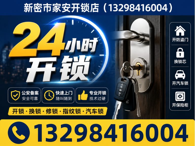 唐山高新技术产业开发区新密市家安开锁店展示图